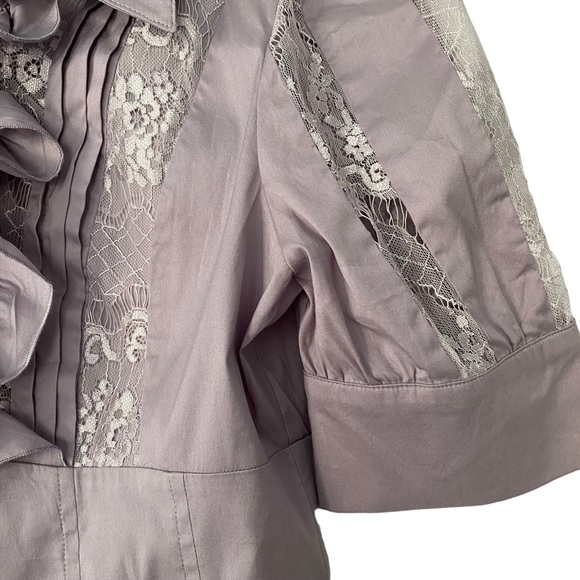 Marciano Lilac Blouse with Ruffles Detail- Size S - Picture 3 of 6